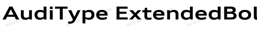 AudiType ExtendedBol字体转换